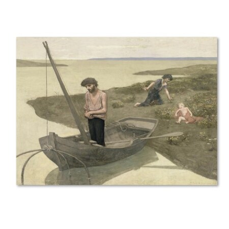 Puvis De Chavannes 'The Poor Fisherman' Canvas Art,24x32